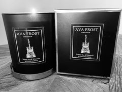 White Tea & Wisteria Scented Candle - AVA FROST