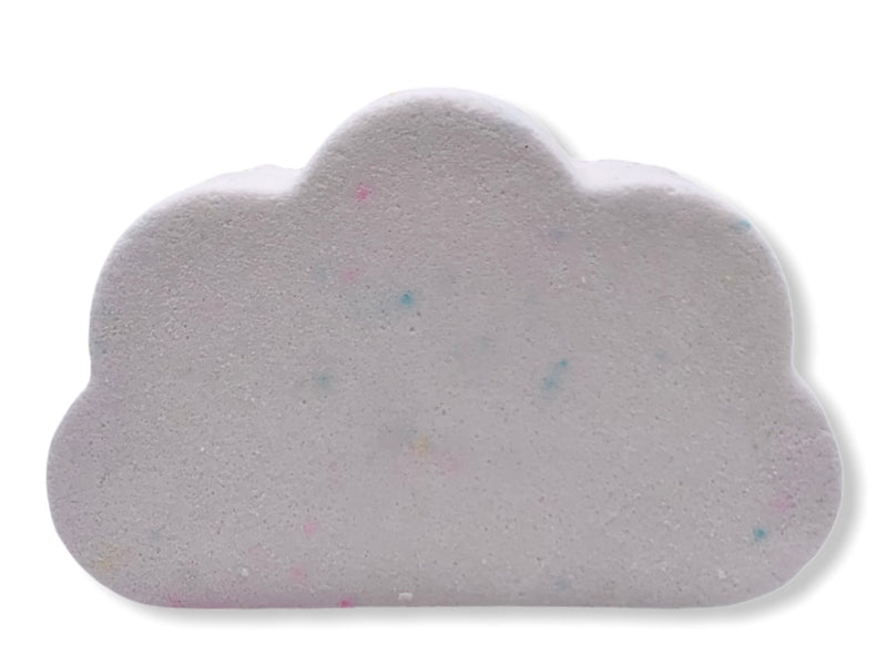 White Streaming Cloud Bath Bomb - AVA FROST